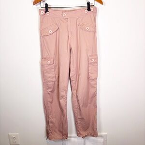 Garnet Hill Pink Cargo Pants